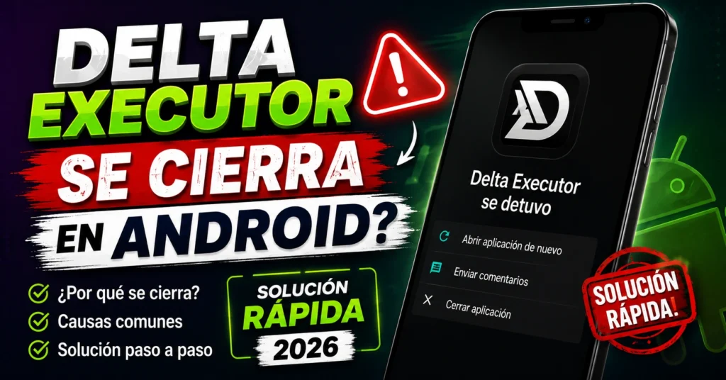 Delta Executor se Cierra en Android? Solución Rápida 2026