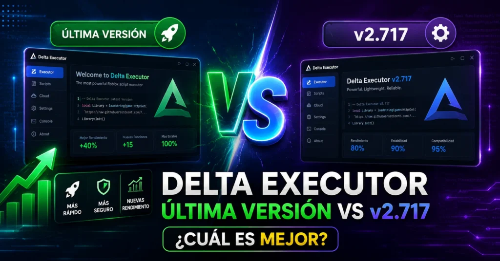 Delta Executor Última Versión vs v2.717: ¿Cuál Es Mejor?
